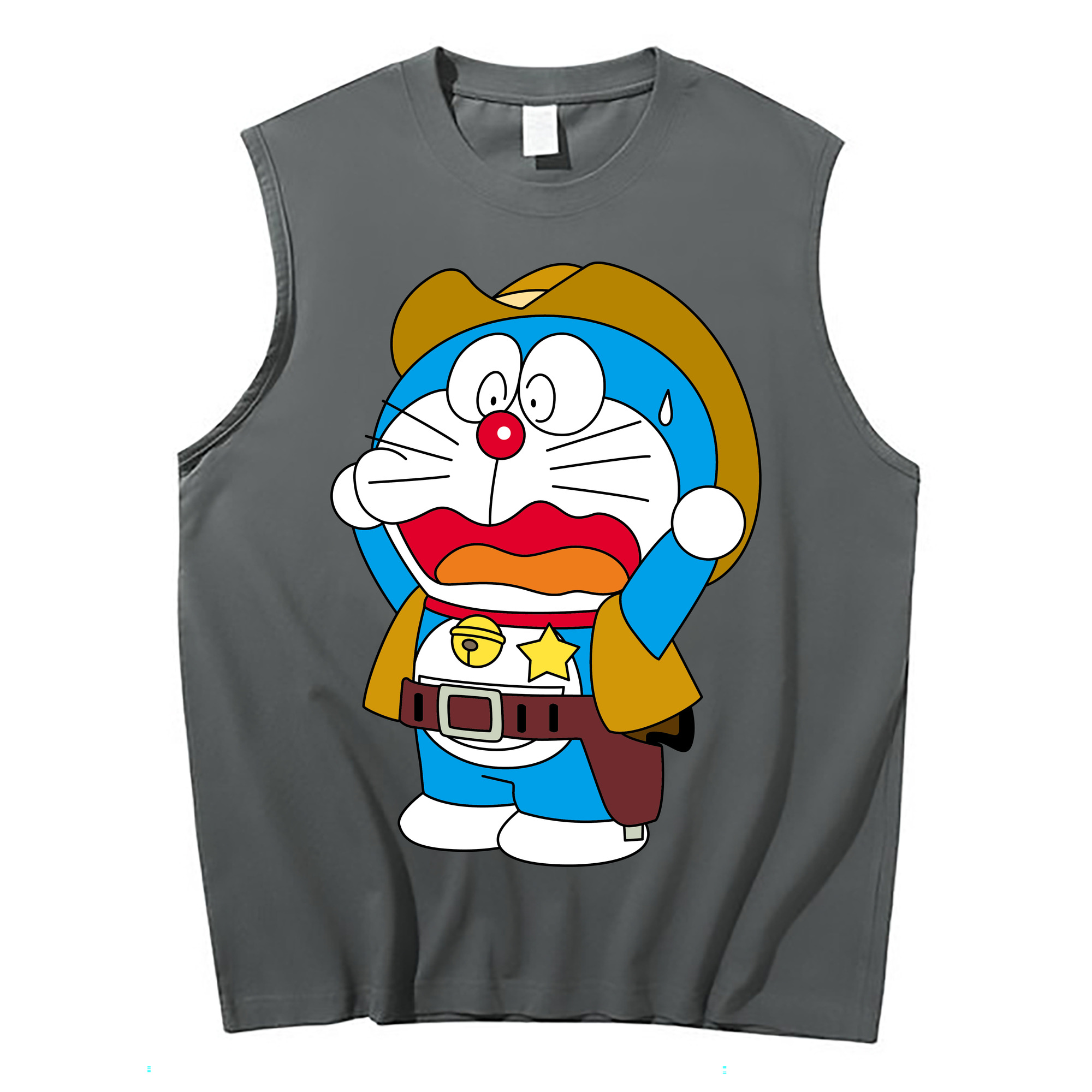 （画像用） ドラえもん Doraemon コットン100％タンクトップ（フロントプリント）